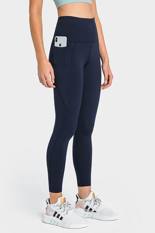 High Waist Ankle-Length Yoga Leggings with Pockets - A Better You