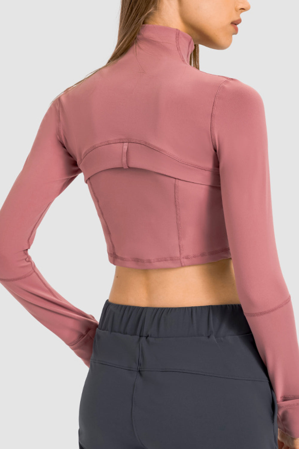 Zip Front Cropped Sports Jacket - A Better You