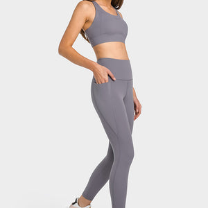High Waist Ankle-Length Yoga Leggings with Pockets - A Better You