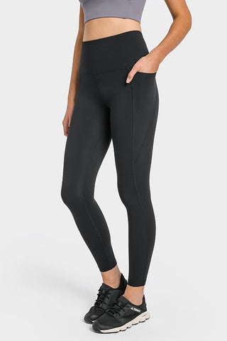 High Waist Ankle-Length Yoga Leggings with Pockets - A Better You