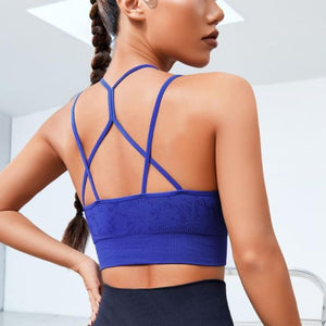 Strappy Scoop Neck Sports Bra - A Better You